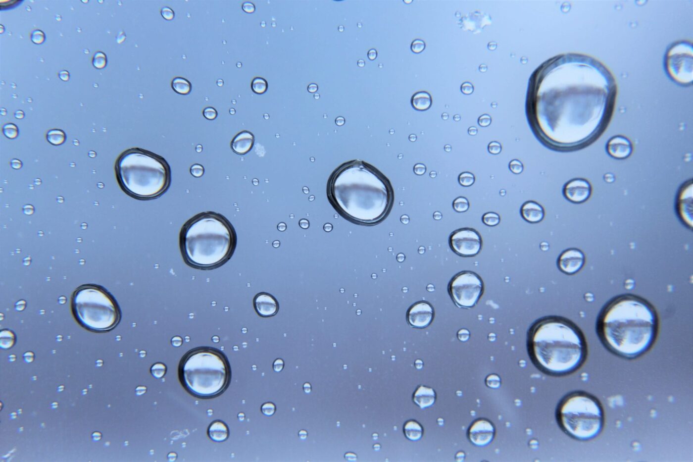 Water droplets textured background