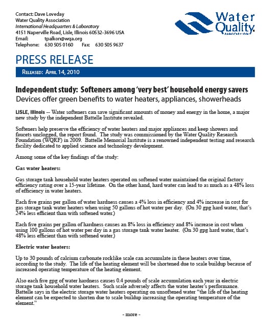 cover of press release