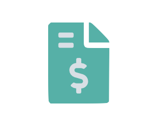Document with Dollar sign icon