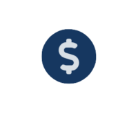 Dollar sign in circle Icon